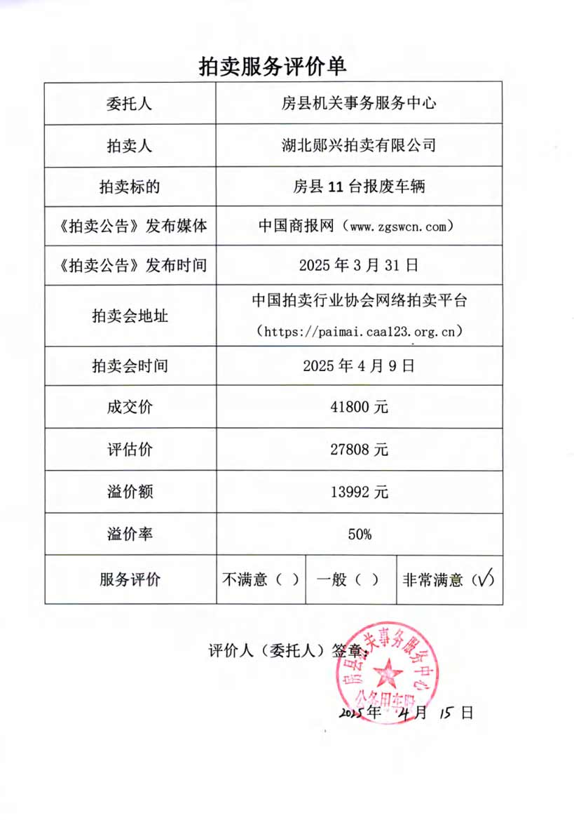房縣機關事務服務中心